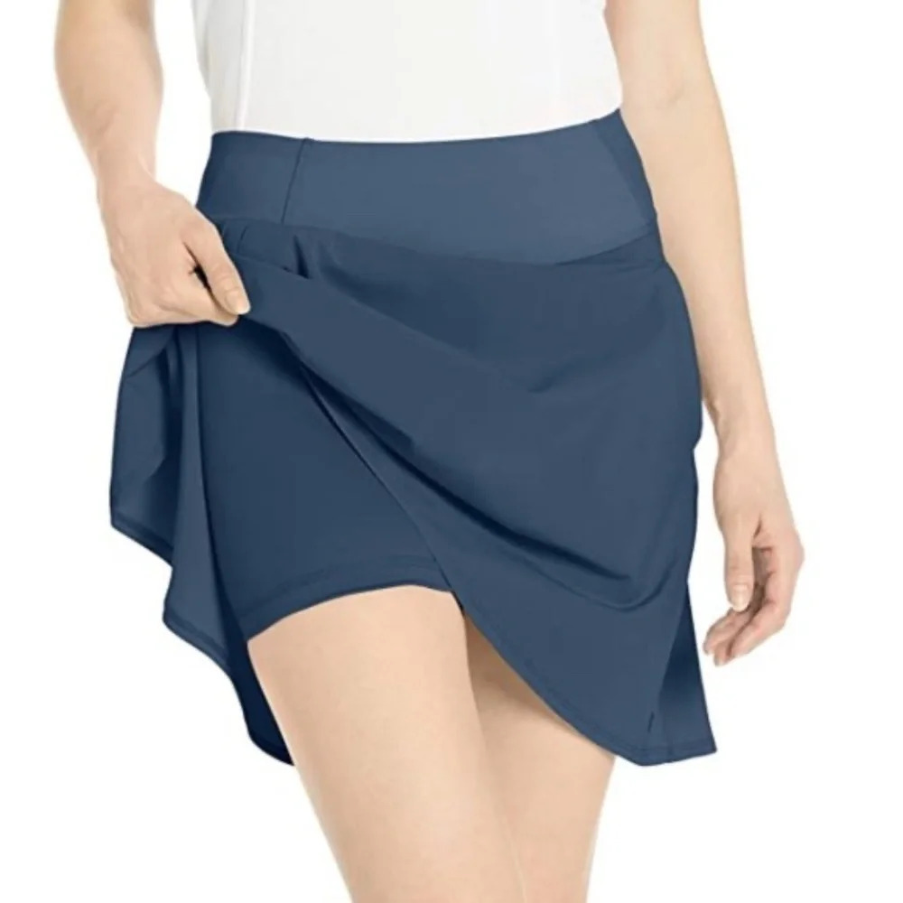 PUMA Golf Ivy Blue Powershape Solid Woven Skirt‎ Size XS